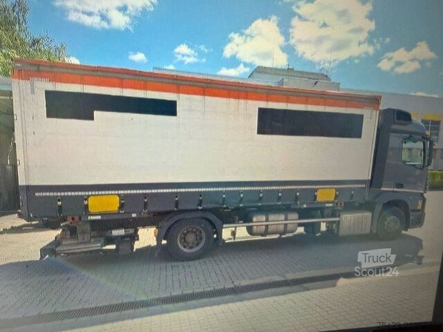 Felépítménycserélő teherautó MERCEDES-BENZ Actros 1836 Wechselbrücke Plane/Spriegel     LBW