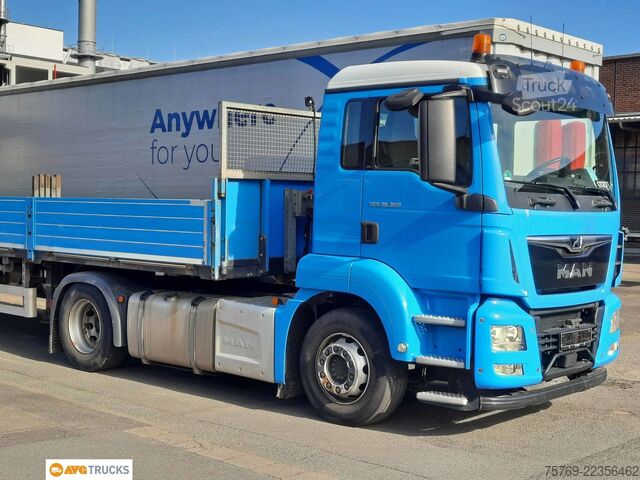Semitrailer  1-Achs Auflieger 12,8 m Drehschemellenkung
