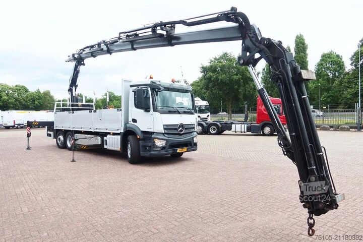 Tovornjak z žerjavom Mercedes-Benz ANTOS 2830 Kraanwagen open Laadbak Fassi F295 +...