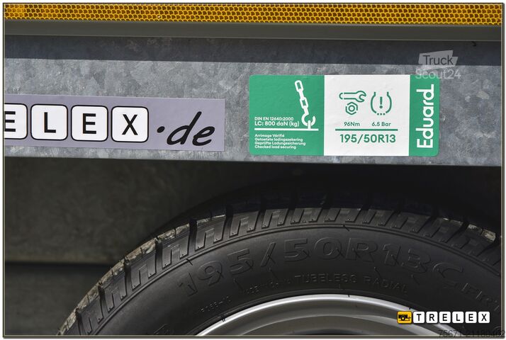 Remorque pour voiture EDUARD HL 3118 310 x 180 cm 1800 kg BW40 LED