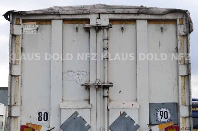 Billenős félpótkocsi BENALU C39C17 Kippmulde 57m³ Liftachse Plane