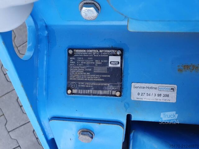 уплътнител Weber CR 8 Hatz-Diesel / 601kg / Rüttelplatte / 117 h