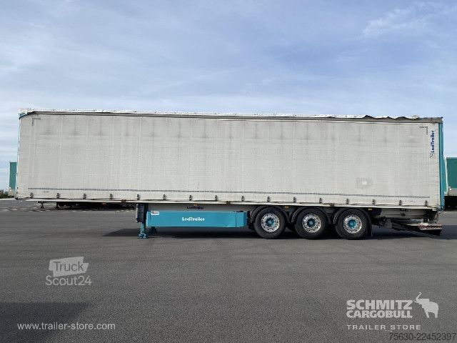 Open oplegger met zeil Leci Trailer Semitrailer Curtainsider Dropside Hayon