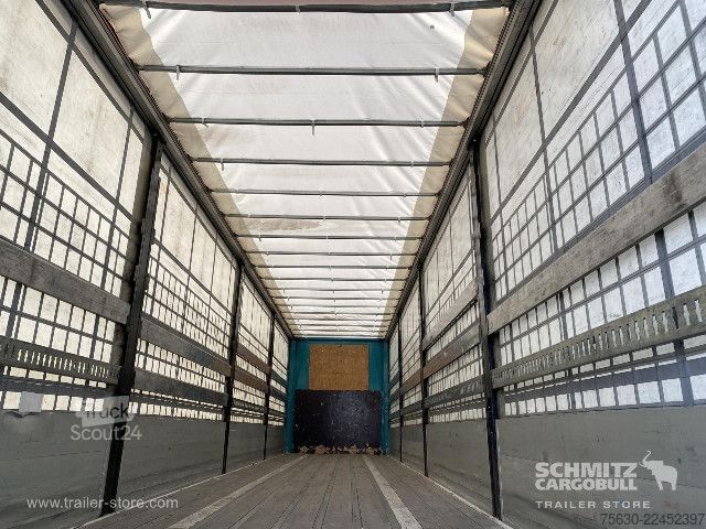 Open oplegger met zeil Leci Trailer Semitrailer Curtainsider Dropside Hayon