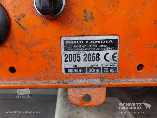 Open oplegger met zeil Leci Trailer Semitrailer Curtainsider Dropside Hayon