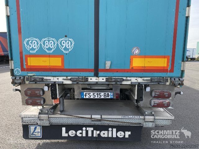 Open oplegger met zeil Leci Trailer Semitrailer Curtainsider Dropside Hayon