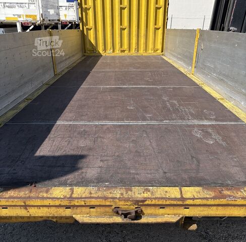 Caisse mobile ouverte Krone Baustoff Wechselbrücke 7,45m Türen