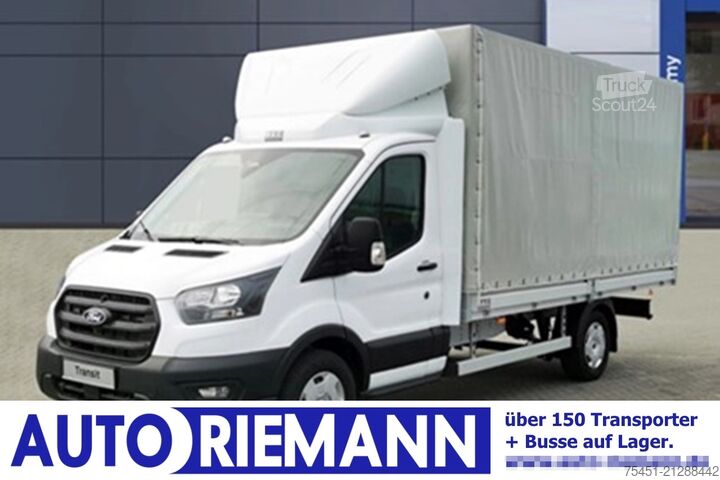 Gardinsided kassevogn Ford Transit 350 Pritsche Plane TDCi AHK Trend