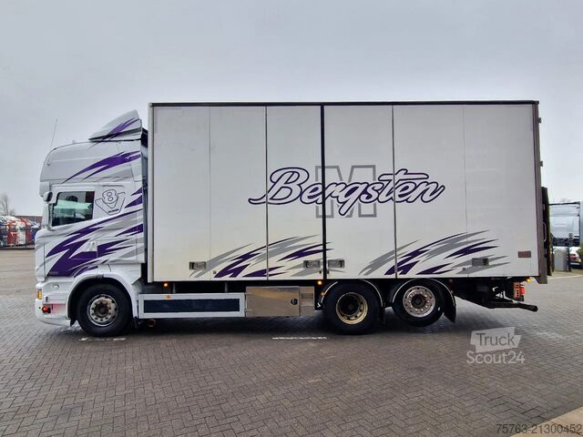 Koffer Scania R520 V8 Topline 6x2 - Box with sidedoors - Load...