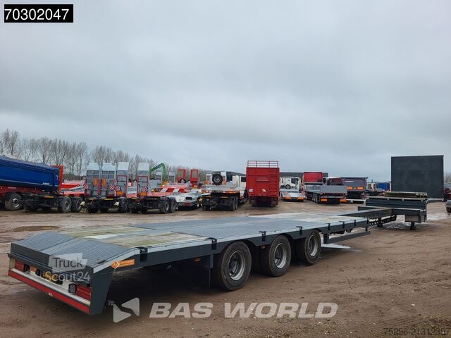 Tieflader LINTRAILERS S3A 3 axles TUV 01/27 Extendable 650cm Lift + S...