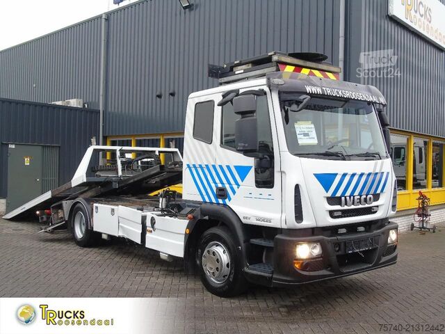 Araba taşıyıcı panelvan Iveco Eurocargo 140E25 + FULL SYSTEM + TOWING
