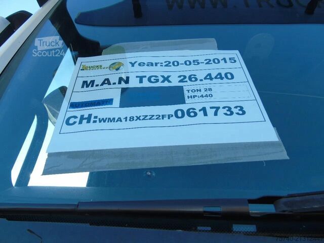 Kranbil MAN TGX 26.440 + FASSI 455A.2.26 + EURO 6 +  6X2 + ...