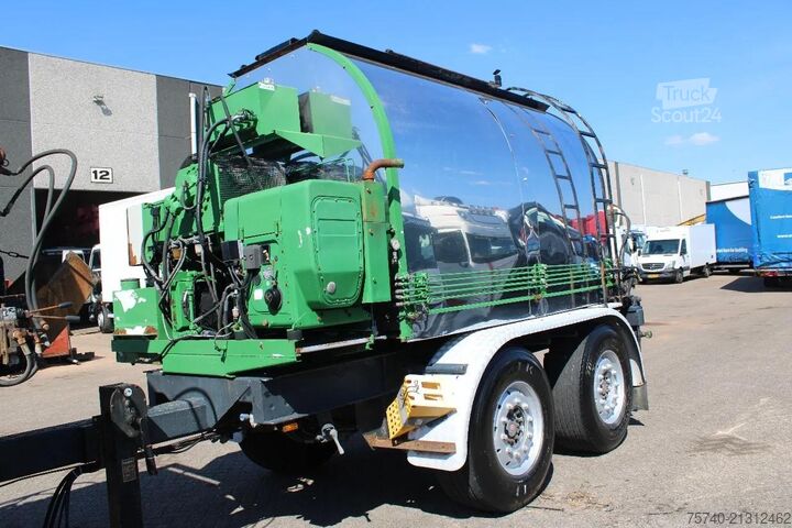 Spruzzatore per asfalto MAN TGA 26.310 + LINDHOFF EN LINNE 6M3 + MANUAL + C...