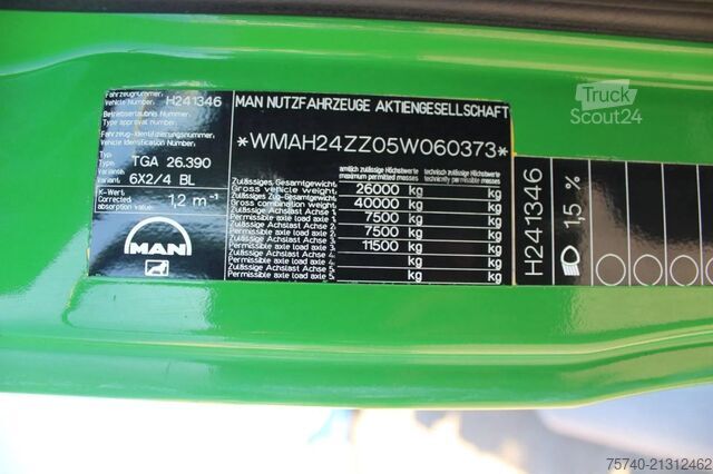 Asfalta smidzinātājs MAN TGA 26.310 + LINDHOFF EN LINNE 6M3 + MANUAL + C...
