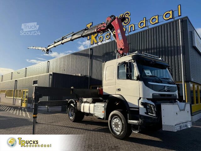 Camião-grua Volvo FMX 500 + 4x4 + HMF 4020 4x + JIB 4x 30 METER +...