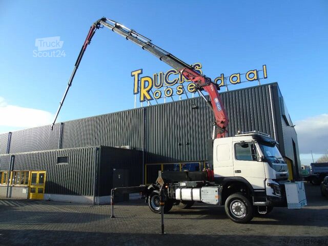 Camião-grua Volvo FMX 500 + 4x4 + HMF 4020 4x + JIB 4x 30 METER +...