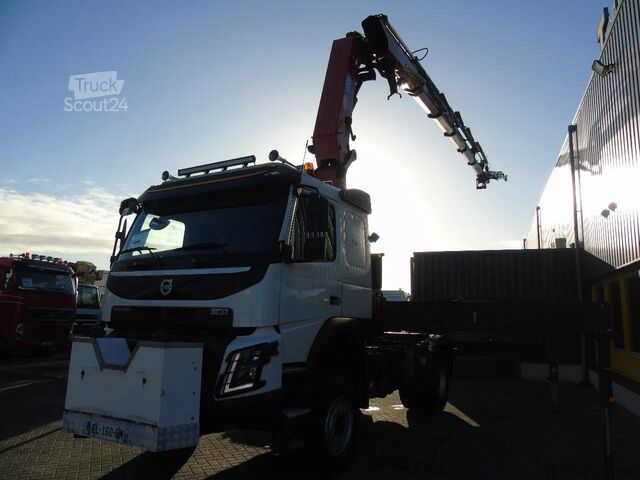 Camião-grua Volvo FMX 500 + 4x4 + HMF 4020 4x + JIB 4x 30 METER +...