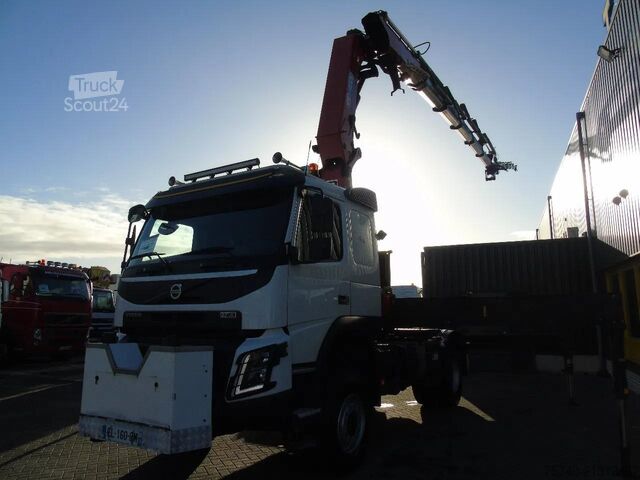 Camião-grua Volvo FMX 500 + 4x4 + HMF 4020 4x + JIB 4x 30 METER +...