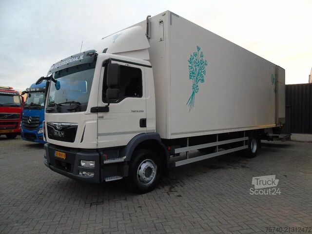 Gesloten bak MAN TGM 12.250 + EURO 6 + LIFT + 12T