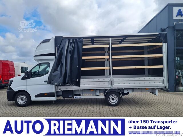 Фургон-шафа з фіранкою Renault Master 35 Pritsche Schlafkab Schiebe Plane LUFTFEDER