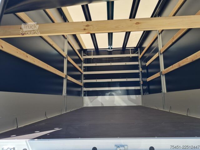 Фургон-шафа з фіранкою Renault Master 35 Pritsche Schlafkab Schiebe Plane LUFTFEDER