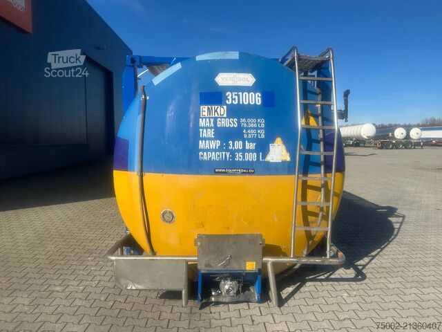 Container cisternă Van Hool 35.000L / 1-comp. / 20FT swapbody / T7 / EMKD /...