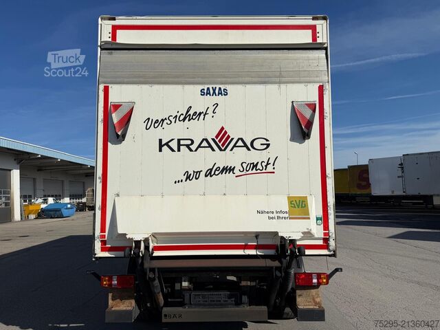 Užitkové vozidlo SAXAS 2 Achs Koffer Drehschemel LBW BÄR Durchlader
