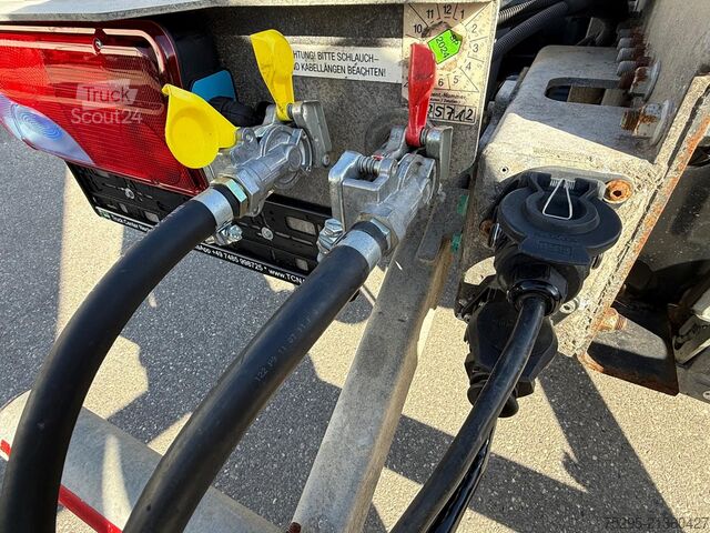 Užitkové vozidlo SAXAS 2 Achs Koffer Drehschemel LBW BÄR Durchlader