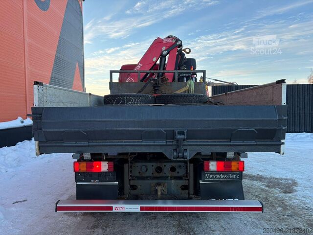 Wywrotka z dźwigiem Mercedes-Benz Actros 1832 4x2 FASSI F135A22 / BOX L=3707 mm