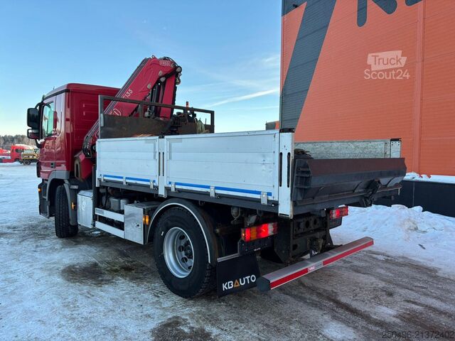 Wywrotka z dźwigiem Mercedes-Benz Actros 1832 4x2 FASSI F135A22 / BOX L=3707 mm