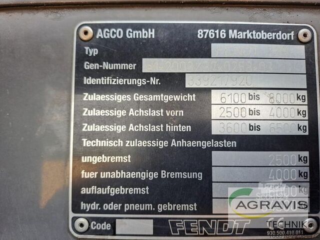 Traktors Fendt 312 VARIO