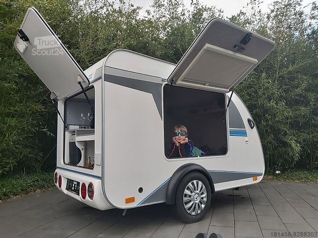 trailershop Mini Caravan Camper Schlafwagen mit Küche