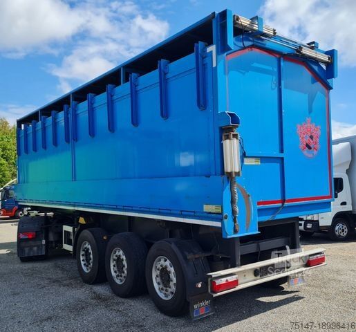 Kipper Auflieger GLORIA 3-Achs 1-Seitenkipper ALU Kohle Getreide