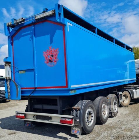 Kipper Auflieger GLORIA 3-Achs 1-Seitenkipper ALU Kohle Getreide