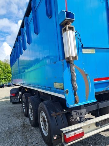 Kipper Auflieger GLORIA 3-Achs 1-Seitenkipper ALU Kohle Getreide