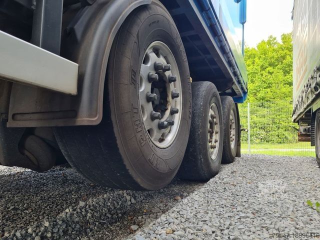 Kipper Auflieger GLORIA 3-Achs 1-Seitenkipper ALU Kohle Getreide