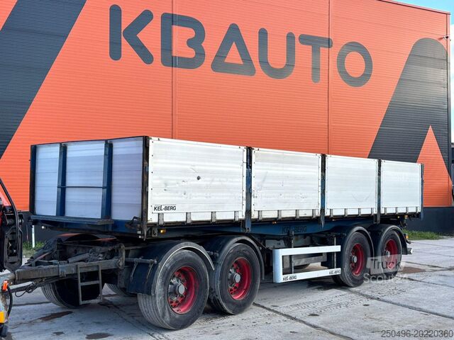 Odprto telo Kel-Berg D32B4 BPW AXLES / EXTENDABLE DRAWBAR / BOX L=76...