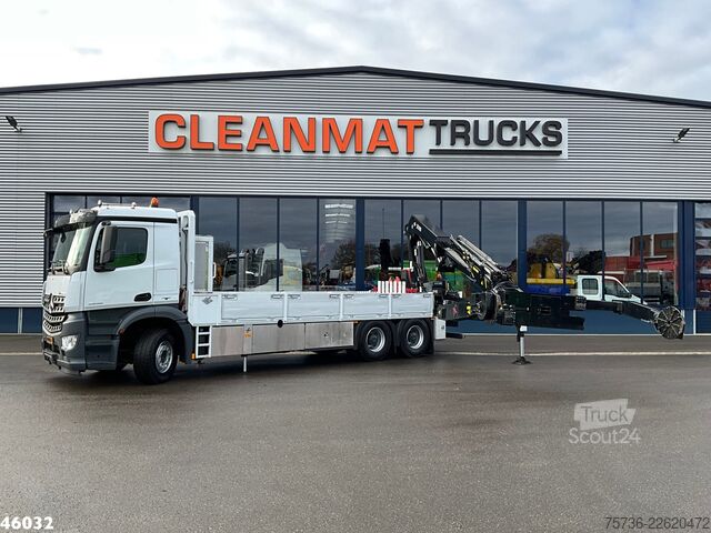 شاحنة رافعة Mercedes-Benz Arocs 2636 6x4 Euro 6 Hiab Banden Manipulator M...