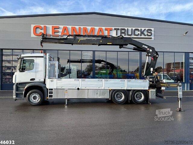 شاحنة رافعة Mercedes-Benz Arocs 2636 6x4 Euro 6 Hiab Banden Manipulator M...