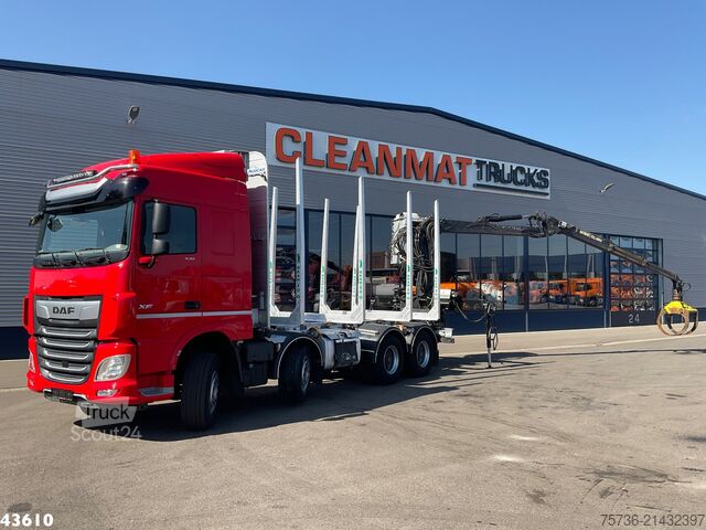 Nosturiauto DAF FAD XF 530 8x4 Holzkran