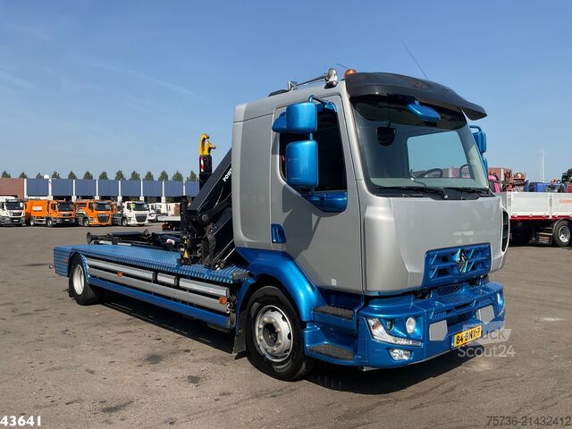 Haakarmsysteem Renault D 240 Euro 6 HMF 10 Tonmeter laadkraan Just 66...