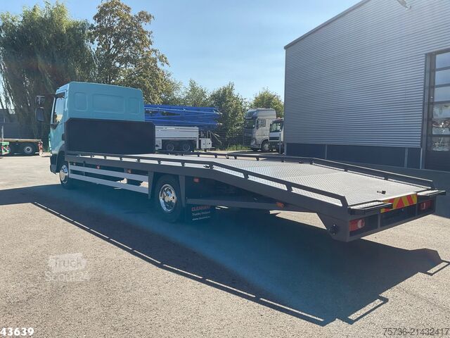 Autonkuljetuspakettiauto DAF LF 180 Euro 6 Autotransporter met oprijplaten J...