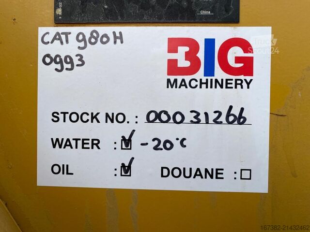 Cargador Caterpillar 980H