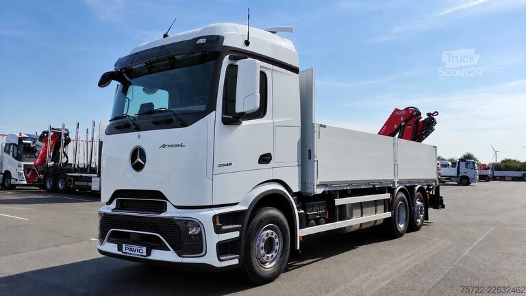 منصة التحميل Mercedes-Benz Actros 2548 L 6x2 ProCabin Baustoff-Pritsche FA...