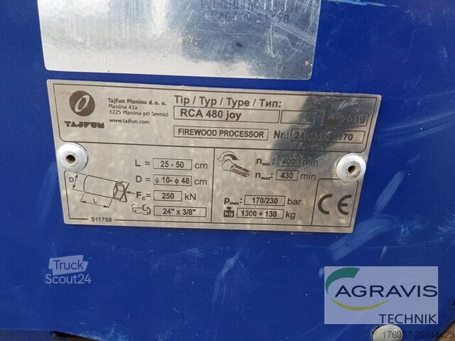 Prelucrarea lemnului Taifun RCA 480 JOY
