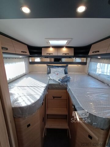Entegre karavan MALIBU I 470 RB LE K comfort 4,2t Messeangebot CSD 2026
