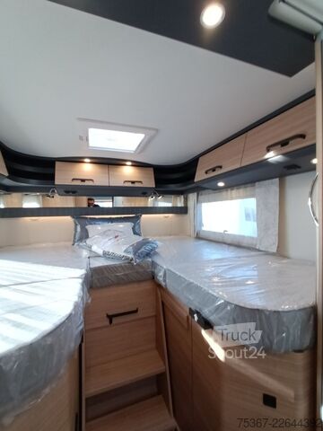 Entegre karavan MALIBU I 470 RB LE K comfort 4,2t Messeangebot CSD 2026