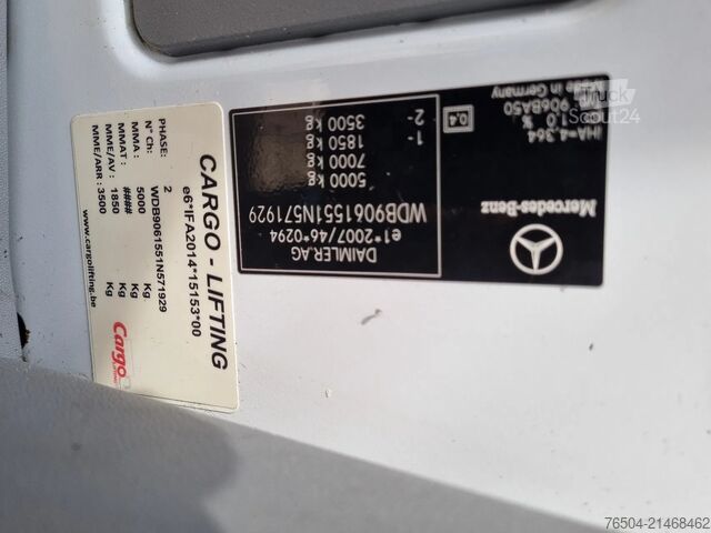 Koffer Mercedes-Benz Sprinter 516 CDI Koffer LBW  24KUB GVW 5000KG nr2