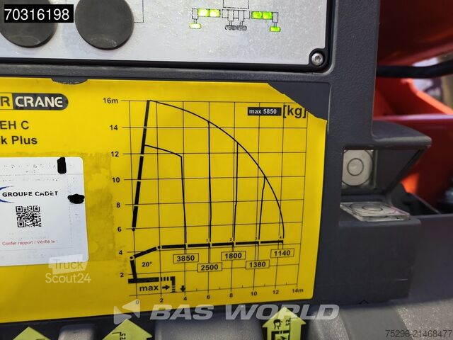 Open body Palfinger PK18002EH Trakker 6X4 Palfinger PK18002 EH Kran...