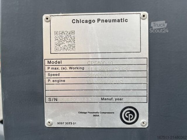 Verdichter Chicago Pneumatic CPS 800 - 10